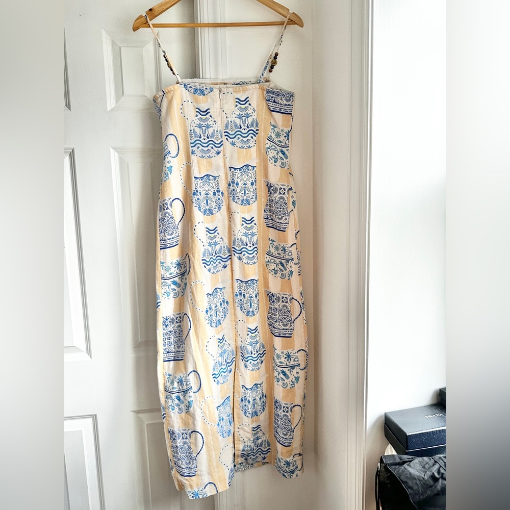 Never Fully Dressed Printed Vase Bandeau Midi Dress - Picture 3 of 10